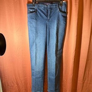 Gloria Vanderbilt Women's Straight Leg Blue Jeans